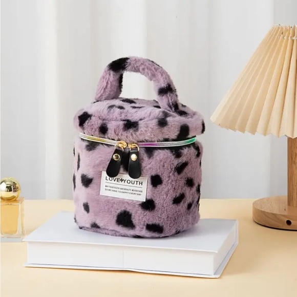 Handbags - Purple Polka Dot Women's Bag